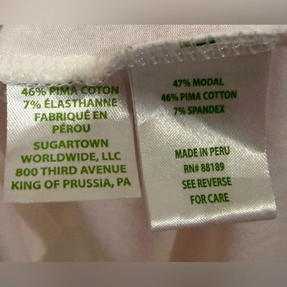 Lilly Pulitzer Blue and White Sailboat Long Sleeve Top - Picture 5 of 8